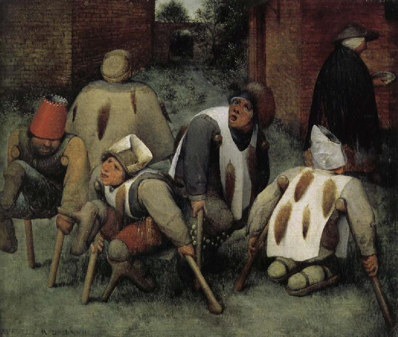 Pieter Bruegel Beggars who China oil painting art